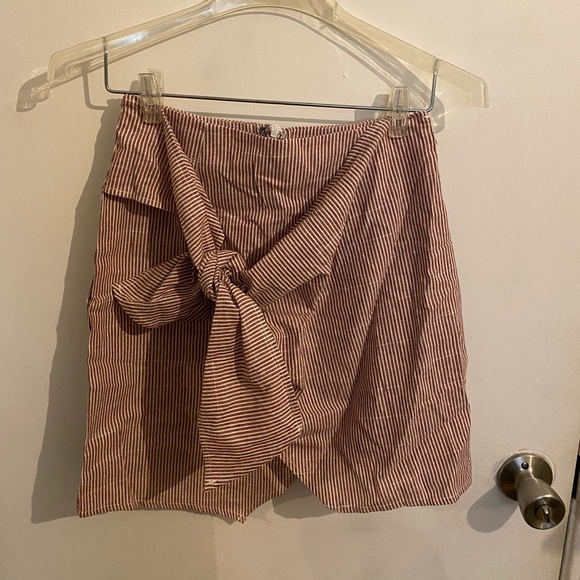 Shein Striped Crop Top/Skort Matching Set - Picture 2 of 6